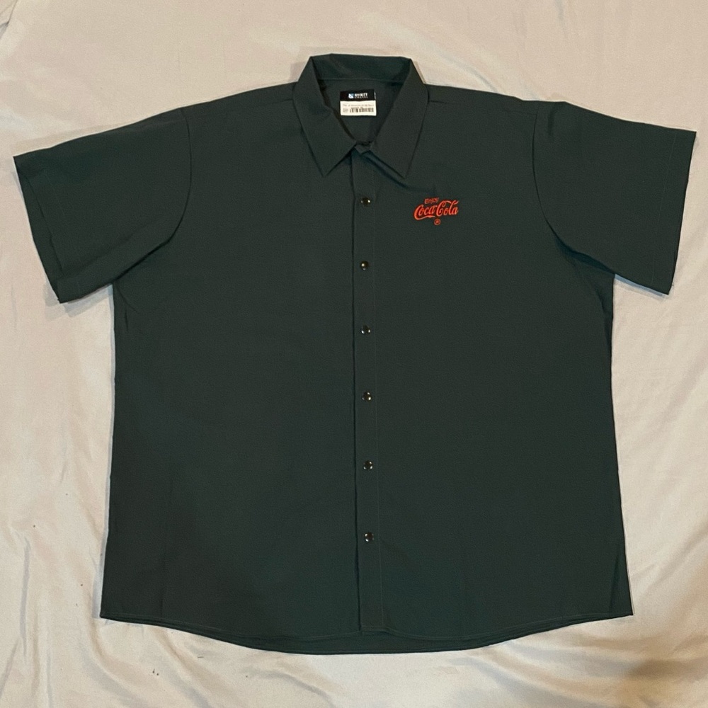 Coca-Cola Uniform/Work Short Sleeve Shirt Size XL